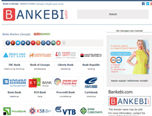 Tablet Screenshot of bankebi.com